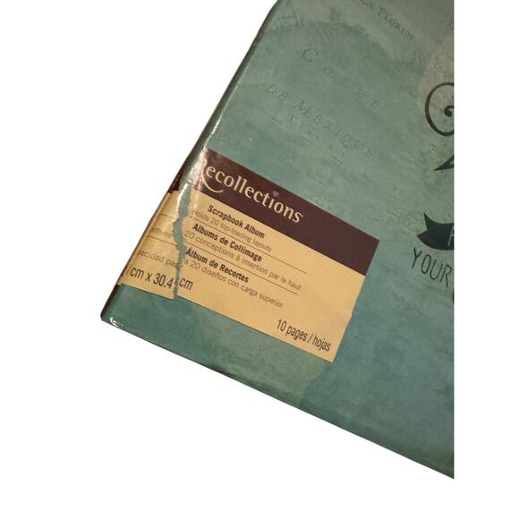 Recollections 12x12 Travel Scrapbook Album Expand Your World and Soul 10 Pages - Picture 2 of 5